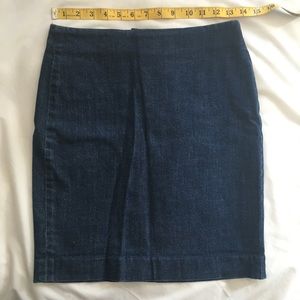 J. Crew denim pencil skirt. Excellent condition.